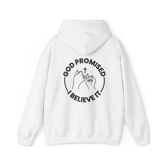 God Promised - I Believe It Adult Hoodie